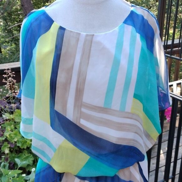 S.L.Fashions Sheer Dress - Picture 2 of 15